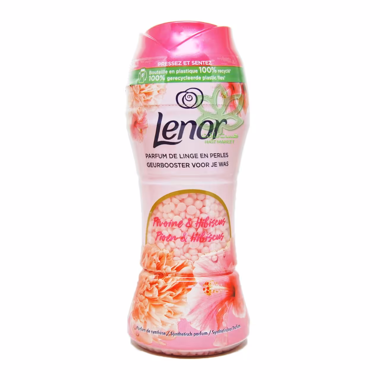 خوشبو کننده لباس رایحه گل ( هیبیسکوس و صد تومانی ) 210 گرم لنور - lenor