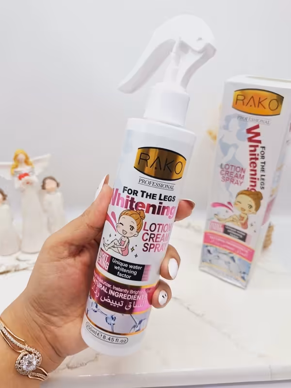 اسپری پرطرفدار سفید کننده و لوسیون پا برند RAKO کد 3234