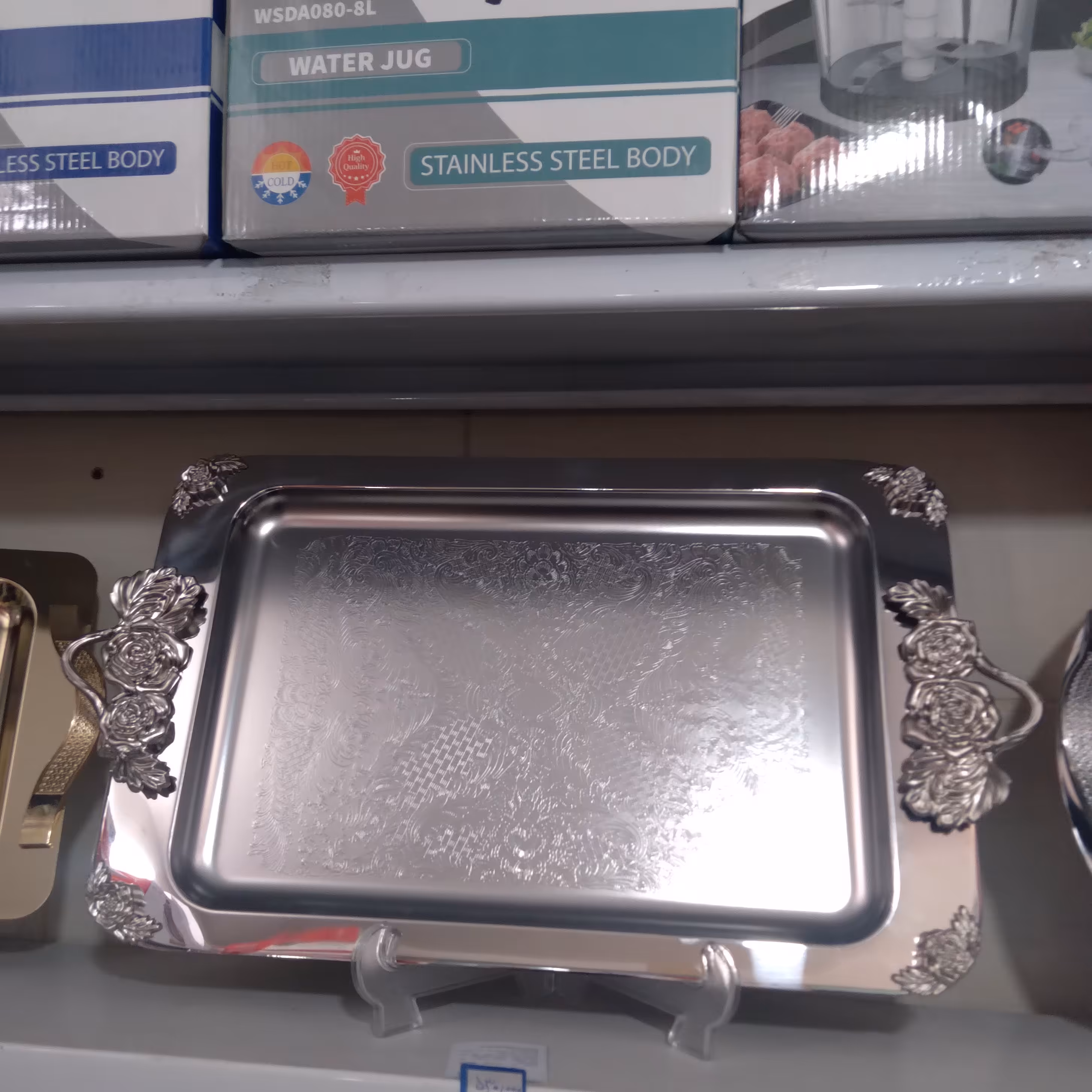 سینی مستطیل بزرگ رز 30در46