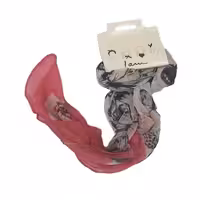 مینی اسکارف برند آی ام I am دستمال سر و گردن58*58ساتن برند آلمان