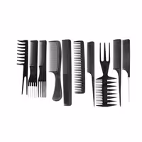 شانه مو مجموعه 10 عددی نارنجی