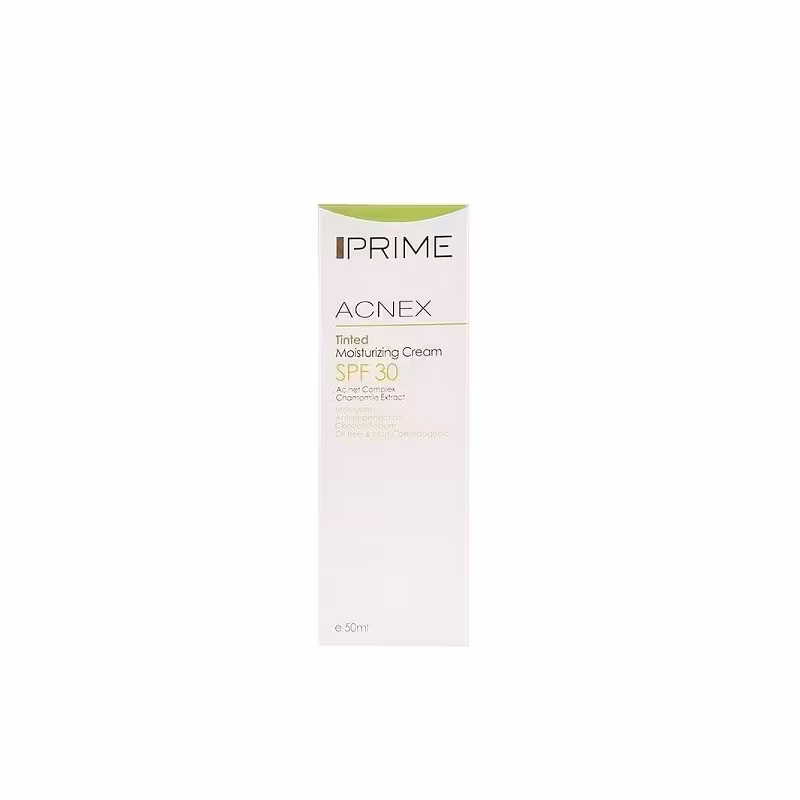 کرم مرطوب کننده رنگی پریم با SPF30  مناسب پوست چرب فاقد چربی  50 میلی لیتری