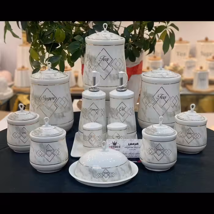 پاسماوری 14 پارچه برند هرمس مدل بیض طلایی