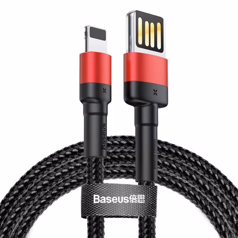 کابل تبدیل USB به لایتنینگ Baseus بیسوس مدل CALKLF-G91 طول 1 متر