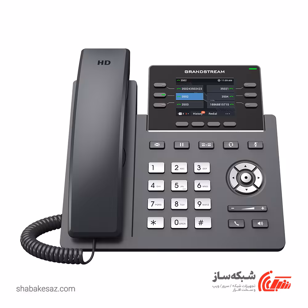 قیمت و خرید آی پی فون گرند استریم Grandstream GRP2613W - شبکه ساز
