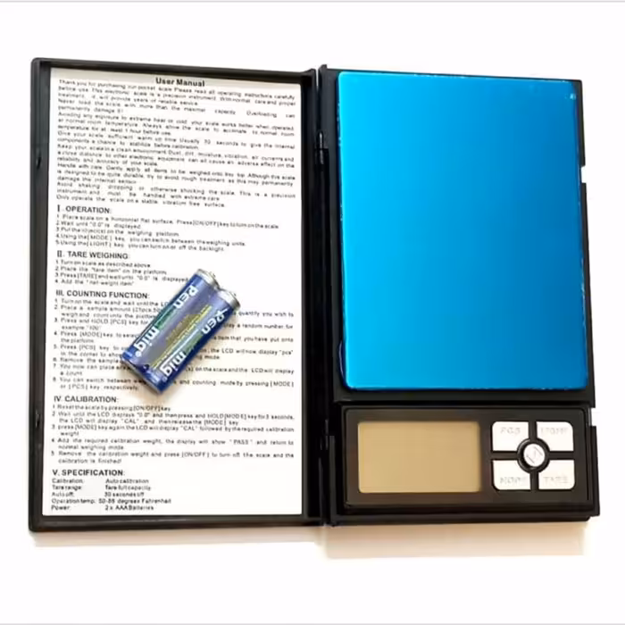 ترازو دیجیتال نوت بوک 1 کیلو گرمی