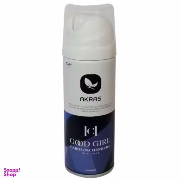 اسپری بدن زنانه آکراس (Akras) مدل Good Girl حجم 300 میلی لیتر