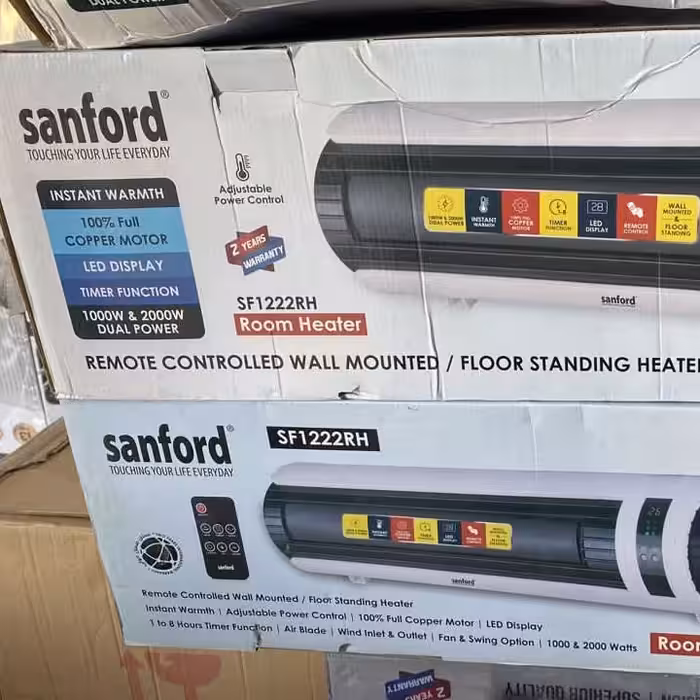 بخاری دیواری سایز بزرگ سانفورد مدل SF1222RH