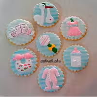 کوکی تِم نوزادی   پک 7 عددی    قابل سفارش برای دختر و پسر