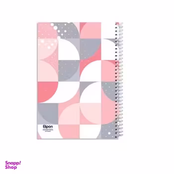 دفتر 100 برگ وزیری سیمی کلاسیک طرح 1287 الیپون (Elipon) کد 2791287