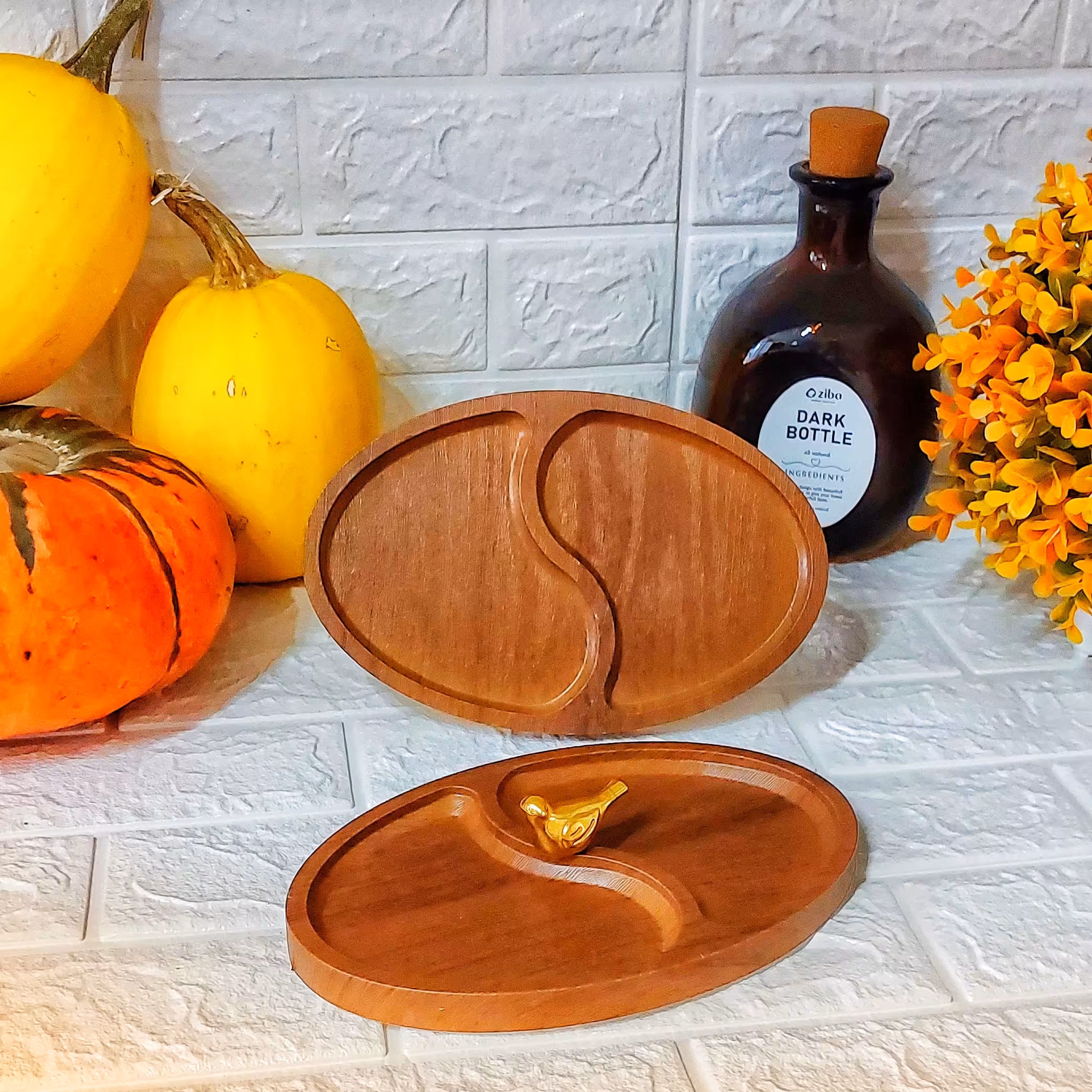 اردوخوری طرح بامبو مدل بیضی دوخونه مناسب برای آجیل یلدا