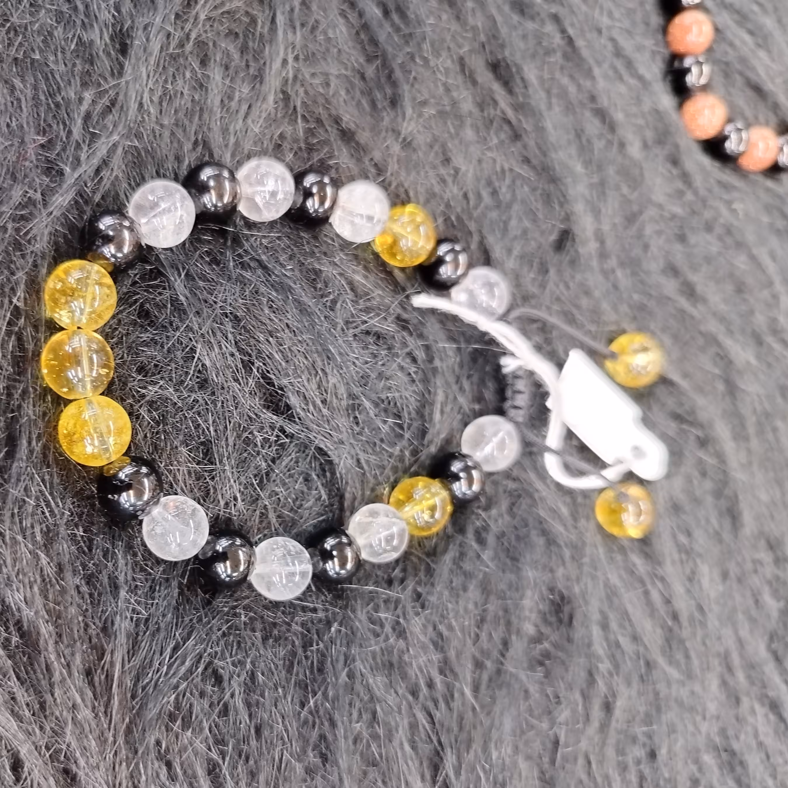 دستبند سنگ طبیعی ستاره ی شب