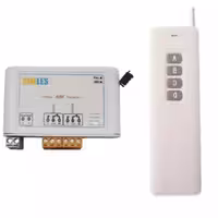 گیرنده و ریموت دو کانال برد 400 متر