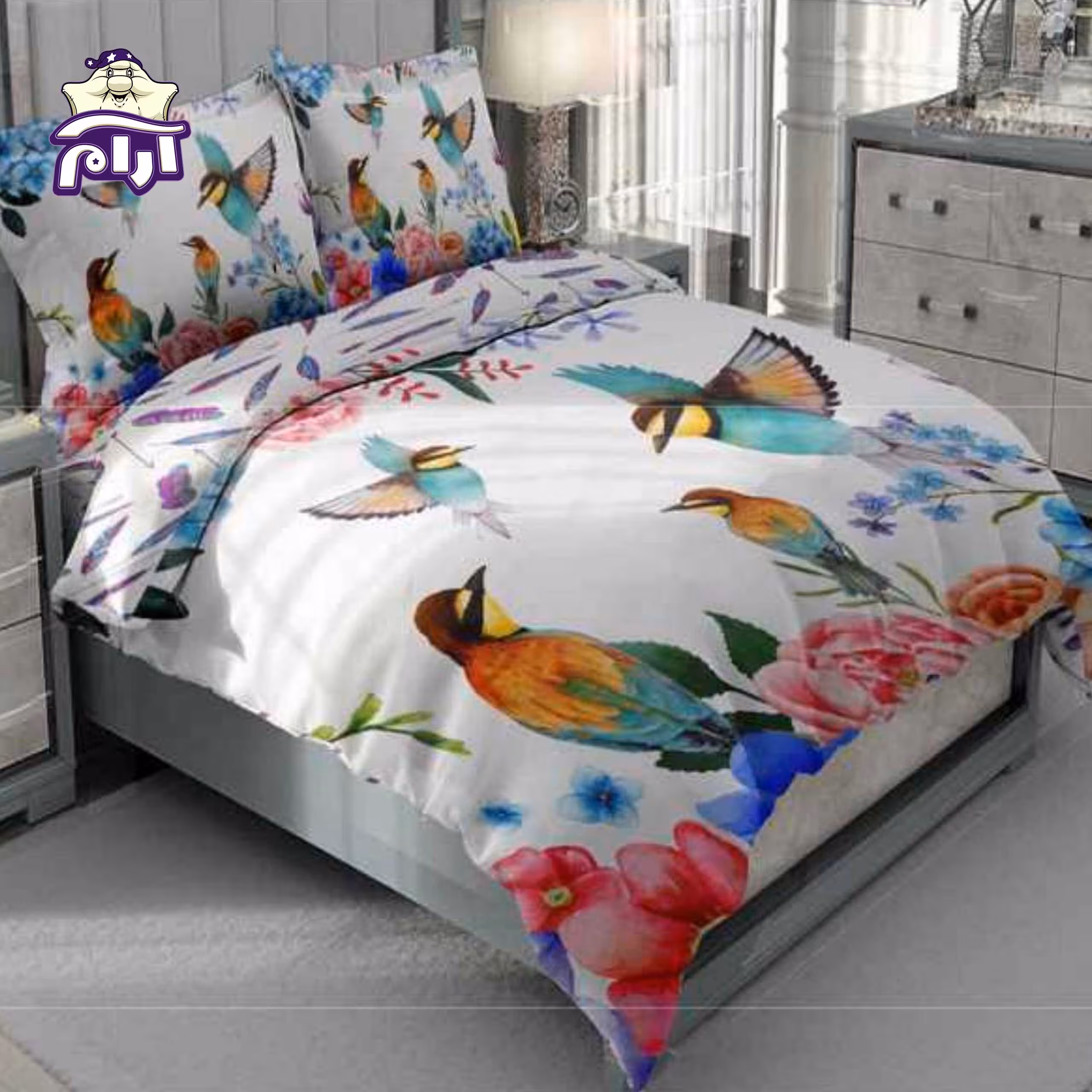 سرویس لحاف دونفره سارای 6 تکه کد 3031