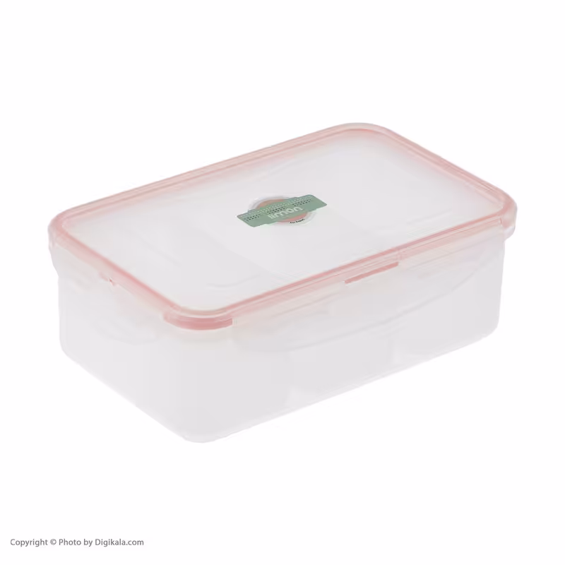 ظرف نگهدارنده لیمون مدل سه خانه کد 774 رنگ صورتی