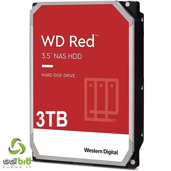 هارد اینترنال وسترن دیجیتال مدل Red 3TB - فروشگاه کارما آیتی