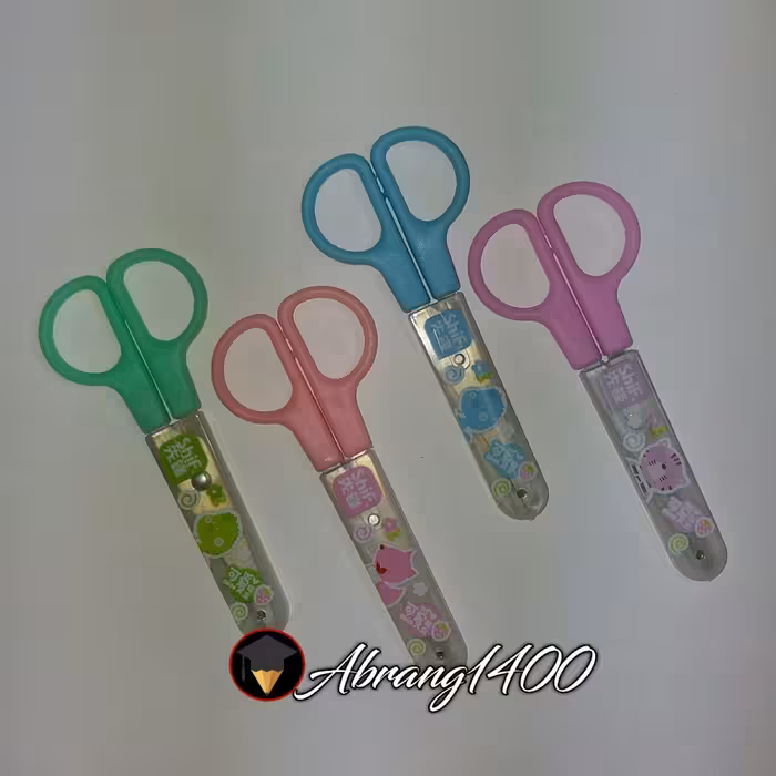 لوازم تحریر - قیچی کودک تیغه فلزی غلاف دار