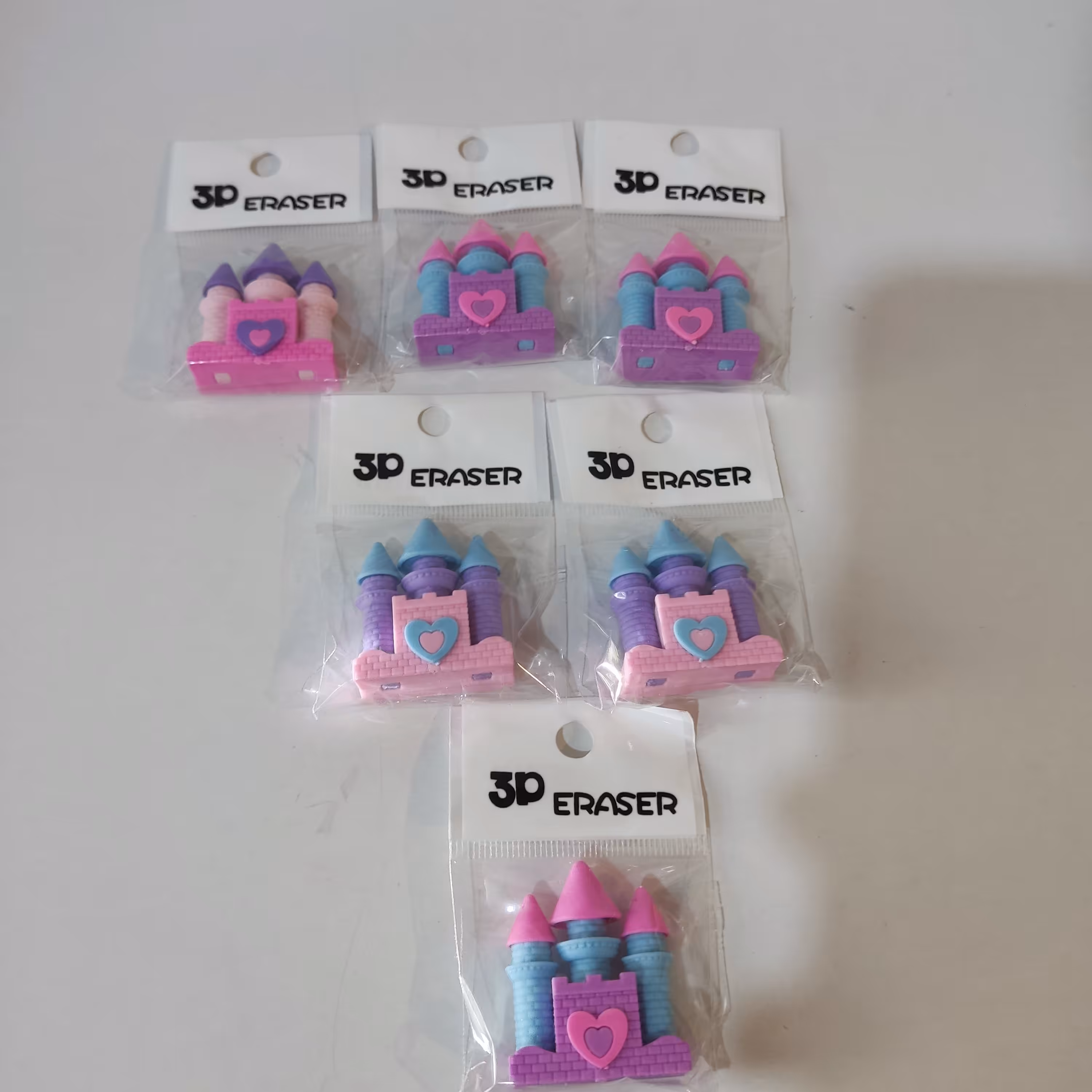 پاککن فانتزی پازلی طرح قلعه(مناسب برای جوایز مدرسه)