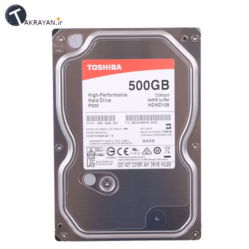 Toshiba 500GB Internal HDD