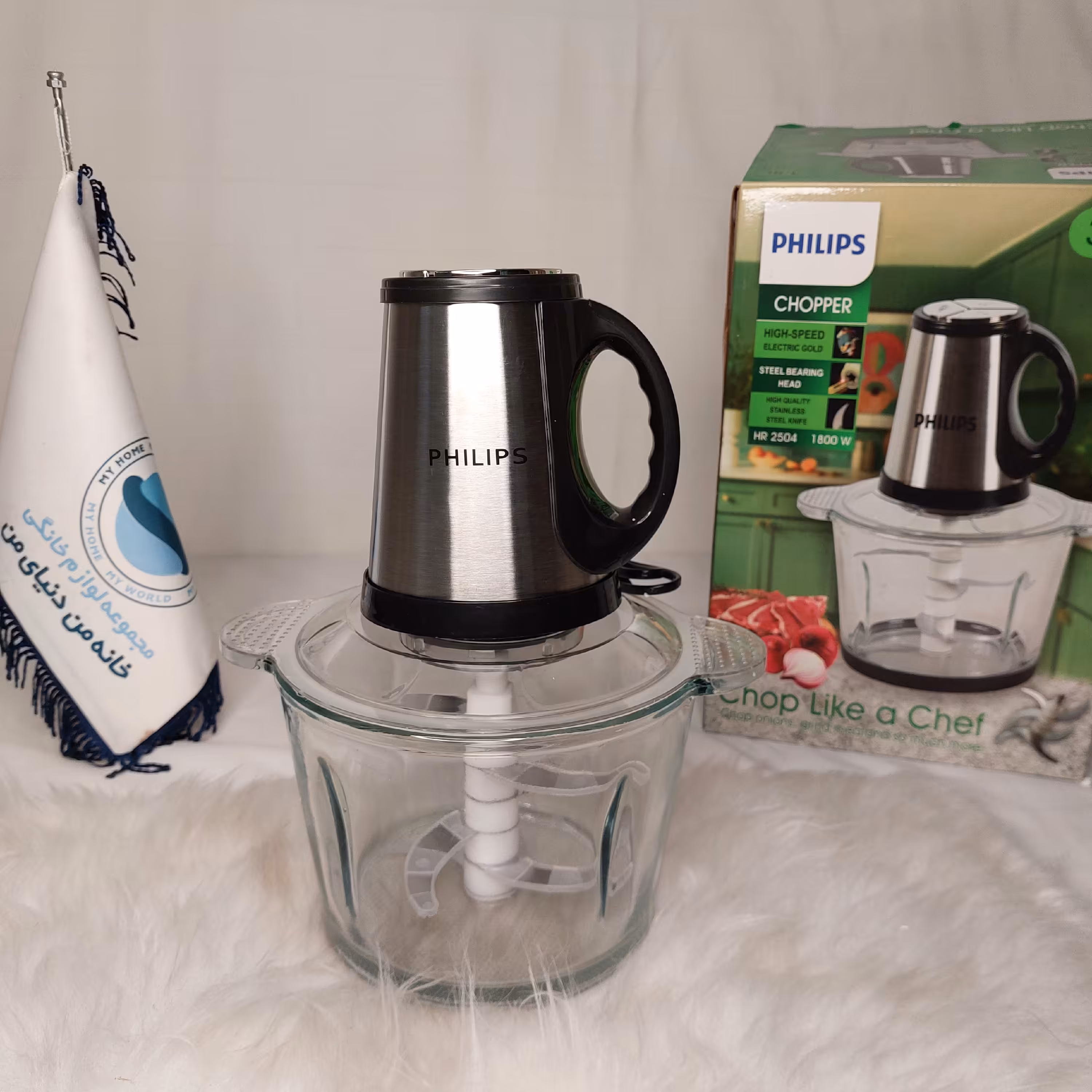 خردکن 3.8 لیتری  فیلیپس اصل  philips  مدل 2504 HR 