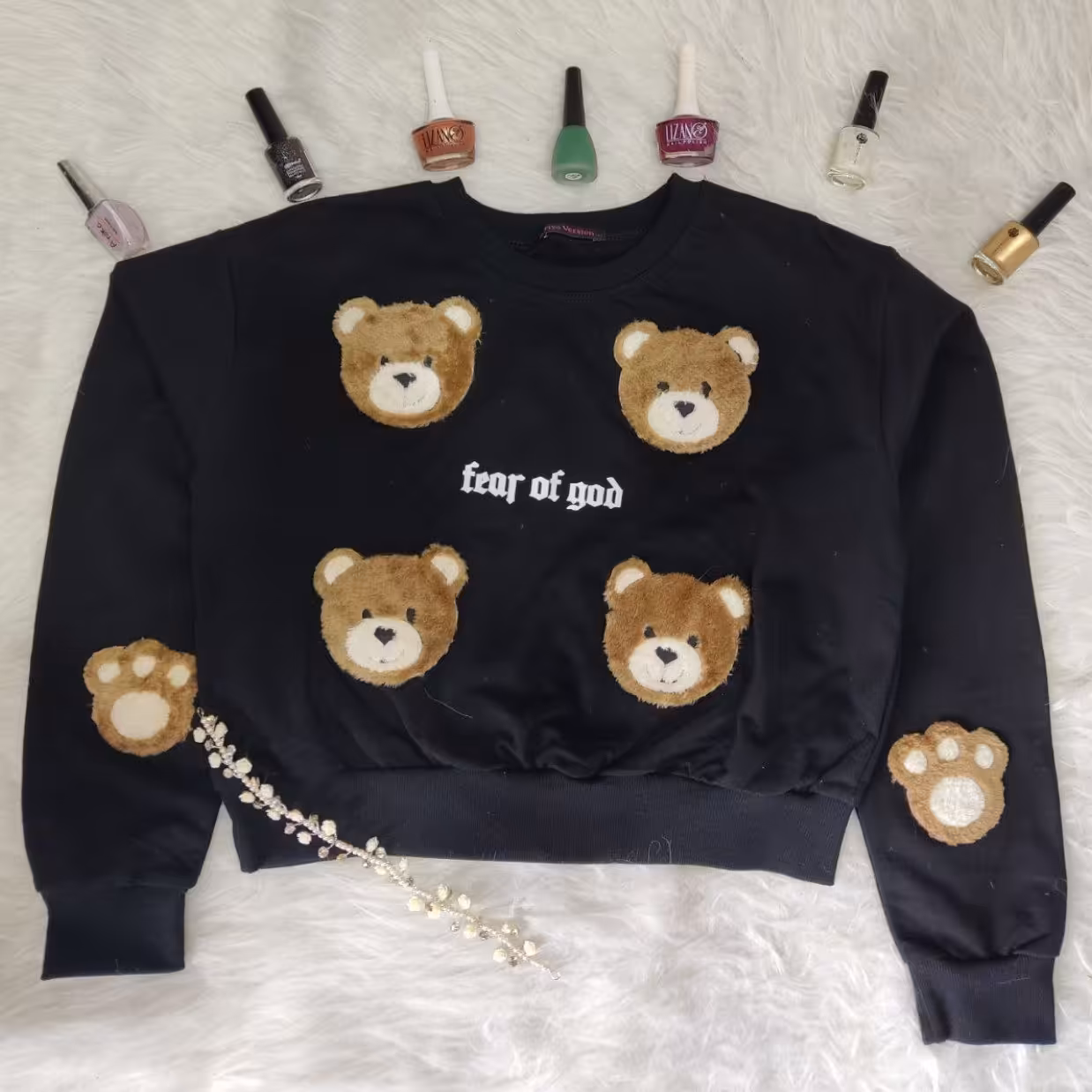 کراپ تدی

جنس دورس

رنگ بندی کرم مشکی

سایز فری