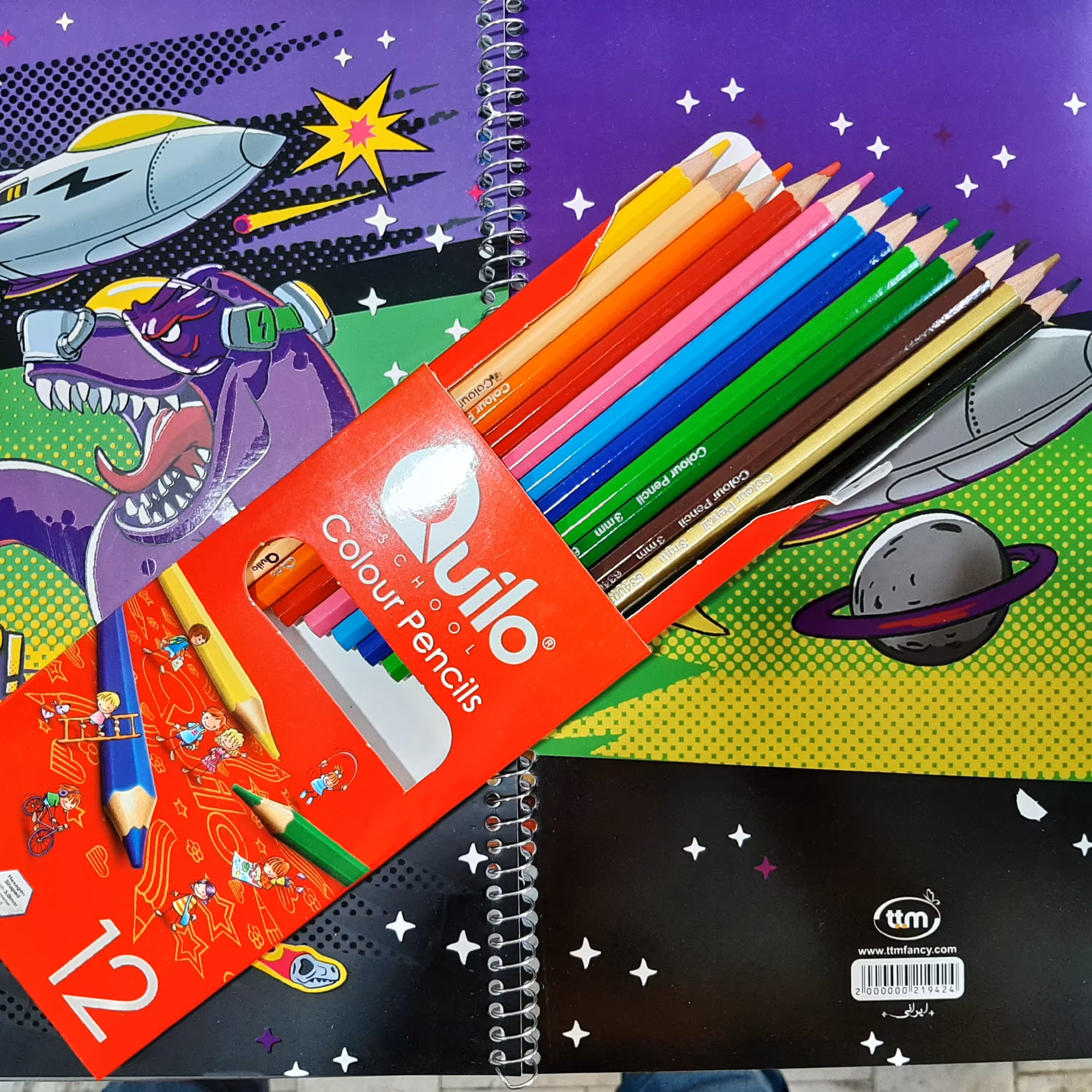 مدادرنگی 12 تایی کِویلو Quilo