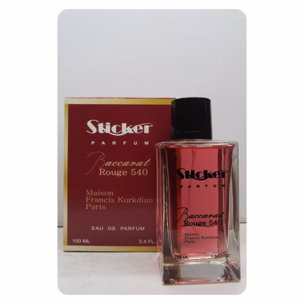 ادکلن زنانه استیکر رایحه باکارات رژ 550 Baccarat Rouge حجم 100 میلی لیتر