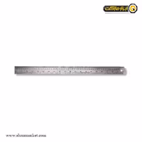خط کش فلزی آسیمتو مدل 0-606