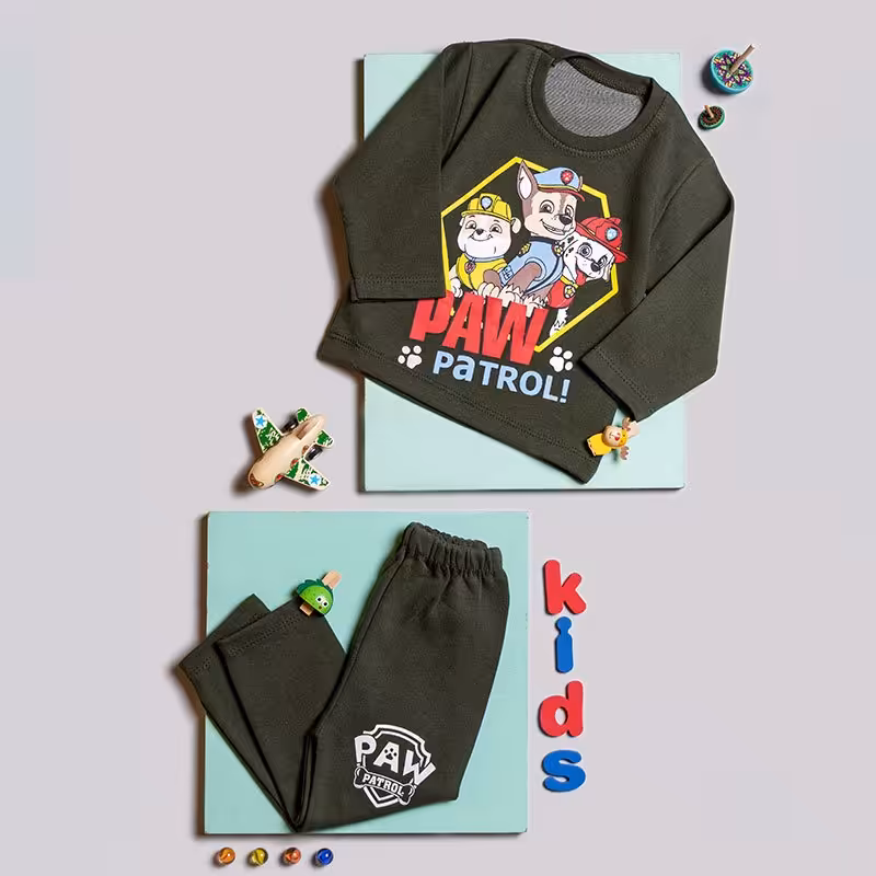 بلوز شلوار پسرانه جنس دورس پنبه سایز(35 و40)