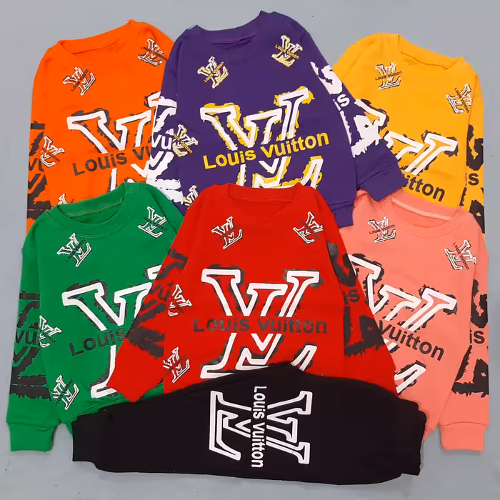 ست بلوز و شلوار دورس بچگانه سایز 45 بلوزشلوار اسپرت پسرانه دخترانه ست خواهر برادری پاییزه 3 تا 5 سال