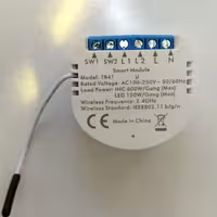 رله پشت کلیدی دو پل تویا tuya