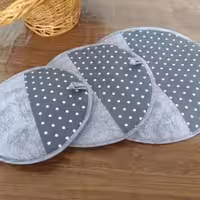 دمکنی سه تایی دمکش دمکنی کشدار سرویس آشپزخانه قابلمه