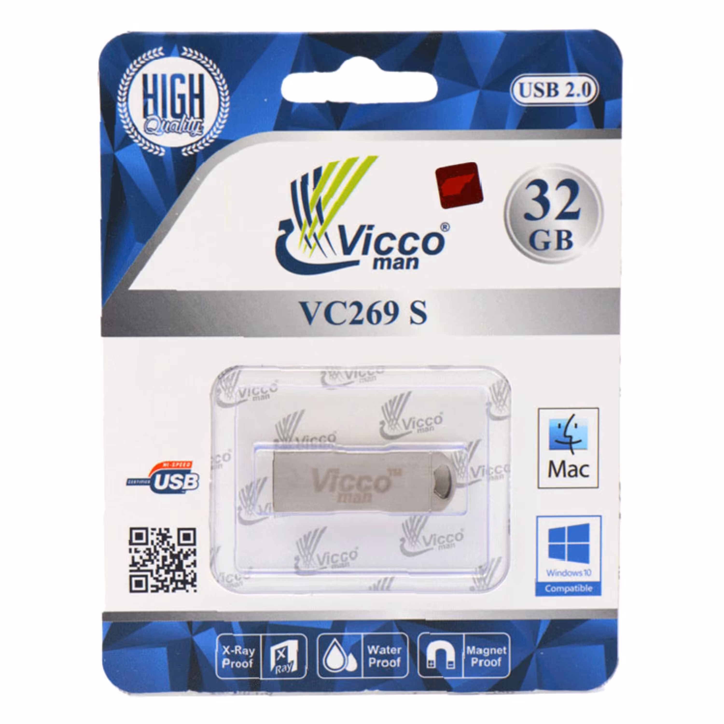 فلش مموری ویکومن مدل VC269 ظرفیت 32 گیگابایت