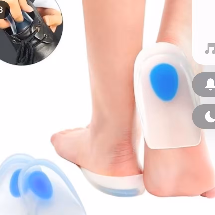 کاپ پاشنه سیلیکونی 