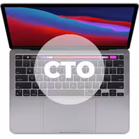 مک بوک پرو 13 اینچ M1 کاستوم 2020 حافظه رم 16 گیگابایت و هارد 2 ترابایت SSD خاکستری - Hiapple.ir