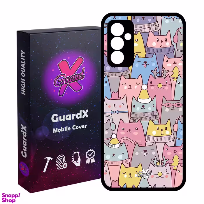 کاور گوشی موبایل گارد ایکس طرح Cat مدل Glass10074 مناسب سامسونگ Galaxy A54 / A54 5G