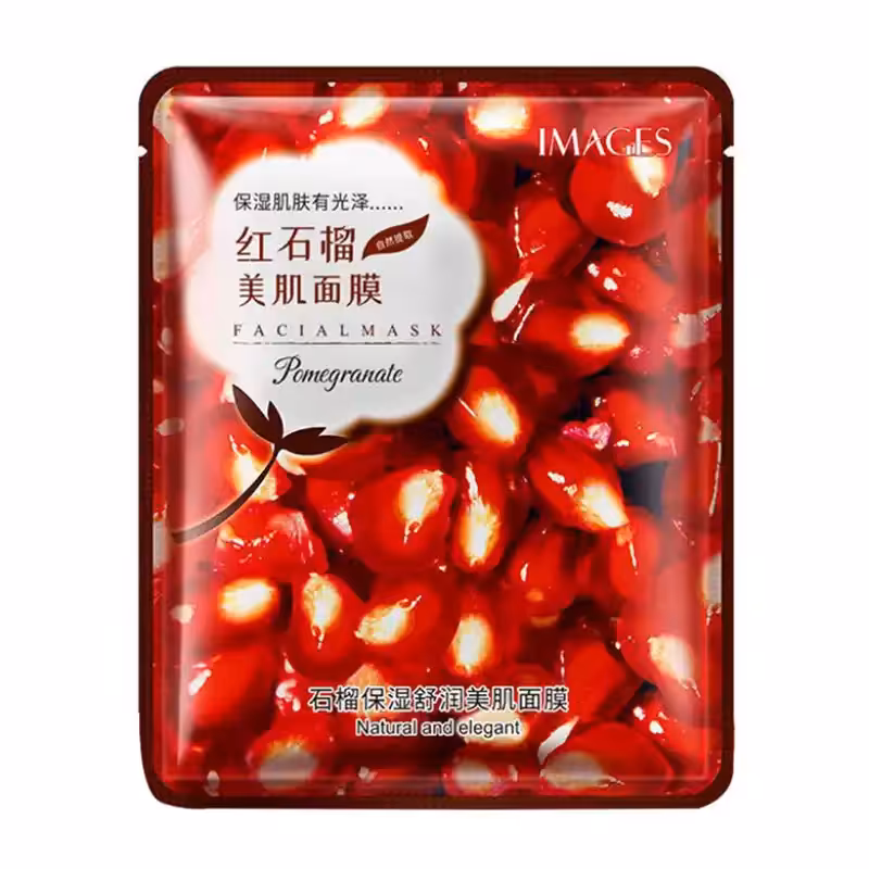 ماسک دانه انار قرمز روشن کننده و ضد پیری 324