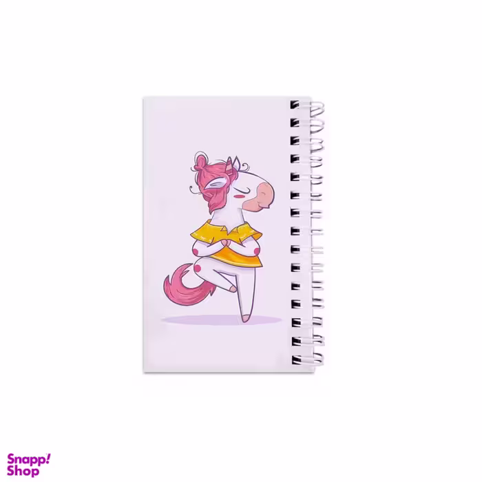 دفترچه یادداشت 64 برگ مدل to do list طرح یونیکورن کد bambi25602