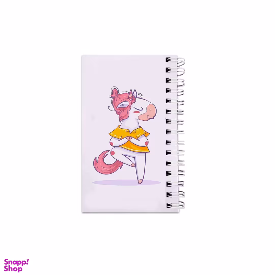 دفترچه یادداشت 64 برگ مدل to do list طرح یونیکورن کد bambi25602