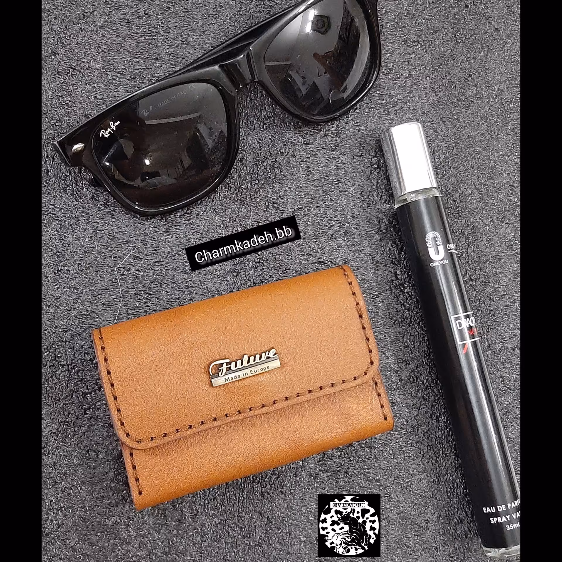 جای کارت چرم‌طبیعی دست دوز در رنگ بندی مختلف