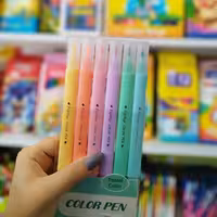 هایلایتر قلمی پاستلی بسته شش عددی