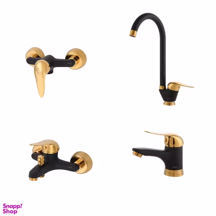 ست شیرآلات فاخته مدل زحل پلاس کد MT مجموعه 4 عددی