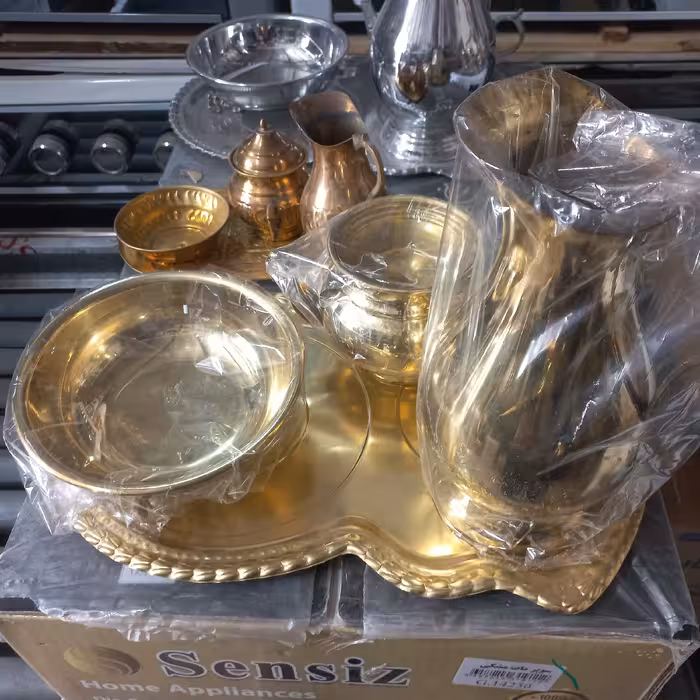 ست سماور  زغالی