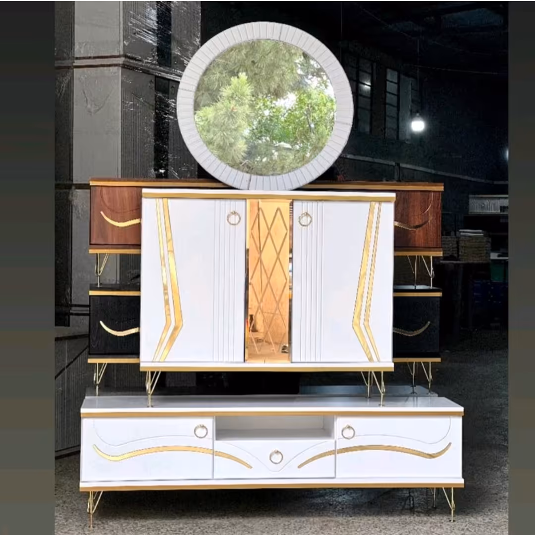 ست میز TV با کنسول اینه کار ضمانتی 111ط