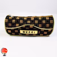 جامدادی اسپرت شطرنجی نارنجی