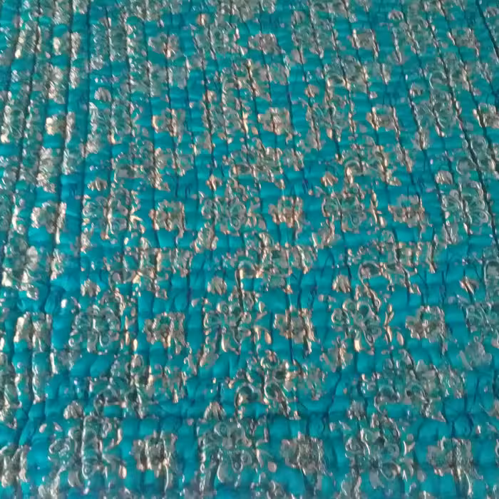 لحاف کرسی اندازه3×3رویه ترمه با10کیلوبارمخلوط