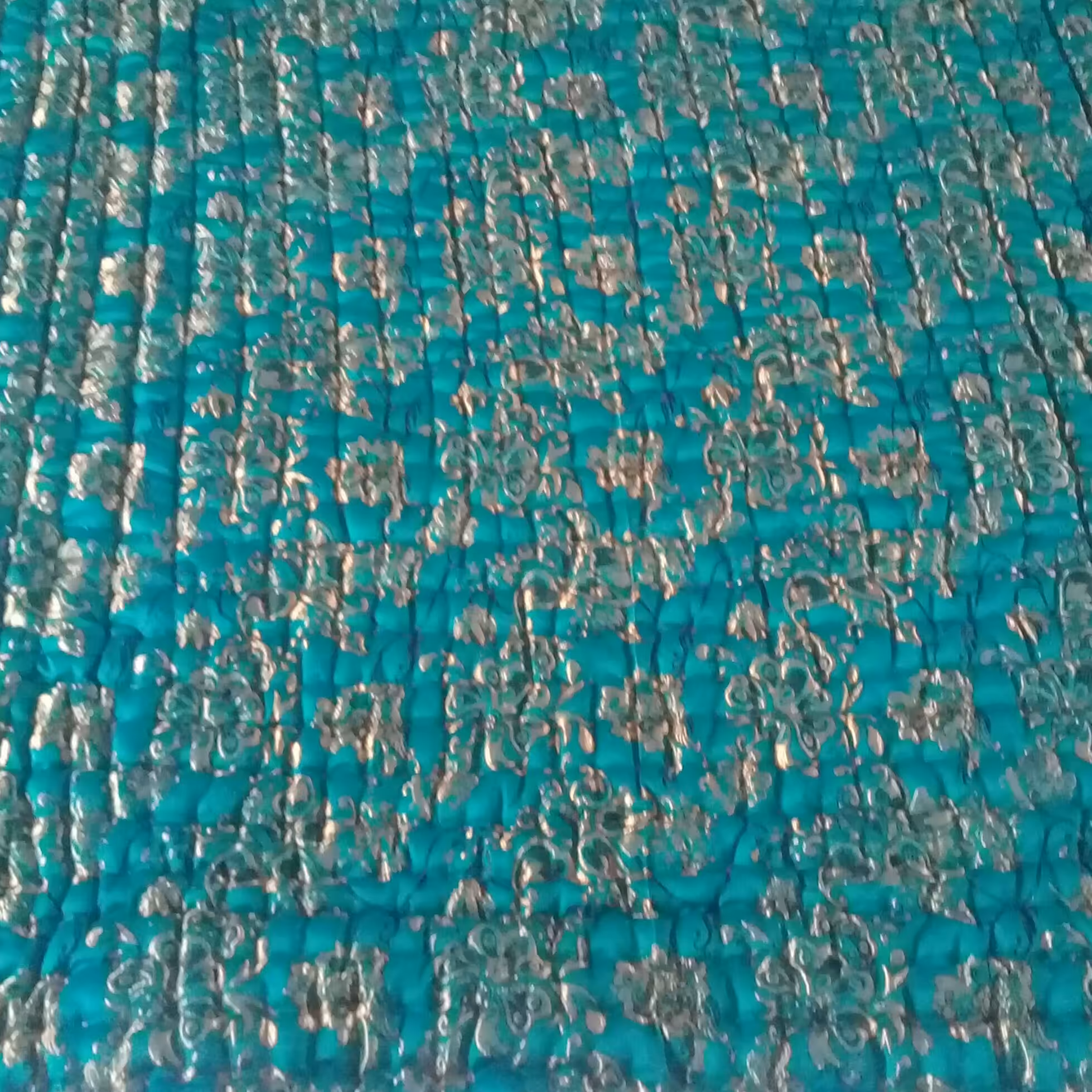 لحاف کرسی اندازه3×3رویه ترمه با10کیلوبارمخلوط