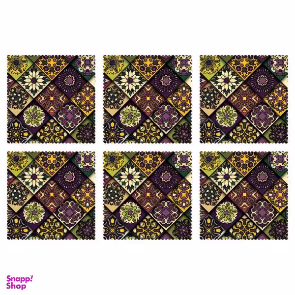 زیر لیوانی کد C1-42077 بسته 6 عددی