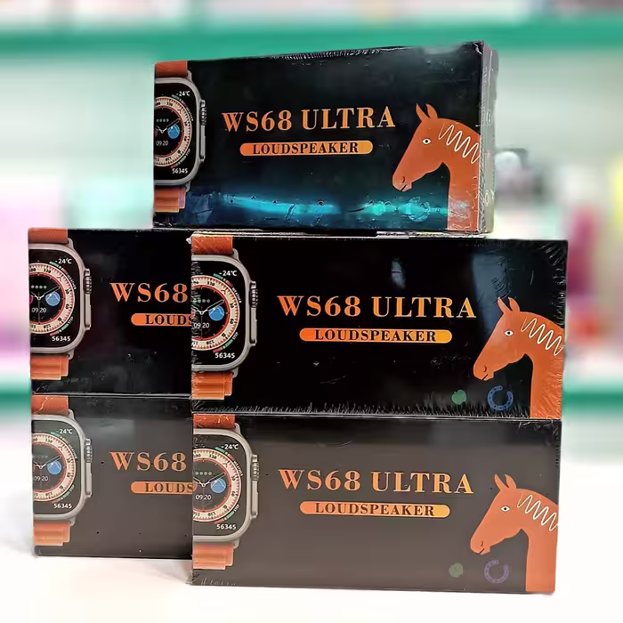 ساعت اپل واچ ws68 ultra - ساعت هوشمند با کلیه سنسور های سلامتی قابلیت مکالمه و صفحه نمایش با کیفیت 
