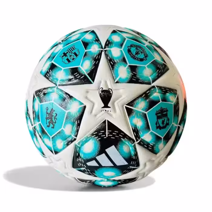 توپ فوتبال پرسی فینال لیگ قهرمانان اروپا لندن 2024 رنگ سبز